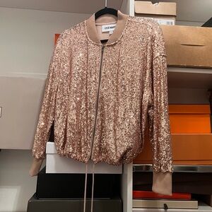Steve Madden Gold Sequin Jacket